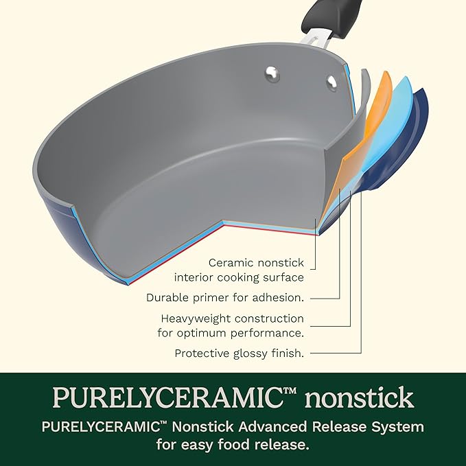 Cuisinart Preferred Pan 4-Pc Set - Sienna Sky (4.5 Qt. Multi-Purpose Pan w/Cover, Steamer, Slotted Turner)