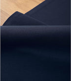 Solino Home Navy Table Runner 90 Inches Long - Dru Cotton Linen Dining Table Runner 14 x 90 Inch for Summer - Handcrafted and Machine Washable