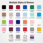 Exquisite 12-Pack Premium Plastic Tablecloth 54in. x 108in. Rectangle Table Cover - Magenta