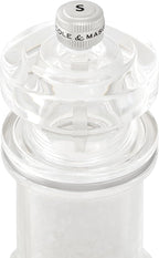 Cole & Mason 675 Refillable Spice Mill - Kitchen & Home Accessory - Salt & Pepper Grinder Set - Salt & Peppercorn Included - Acrylic - Salt & Pepper Set 4.5"