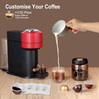 Reusable Aluminum Foils Lids for Vertuo Pods,Foil Lids Seals for Refillable Vertuoline Capsules Coffee Pods, for Nespresso VertuoLine Capsules/Machine(150 pcs)