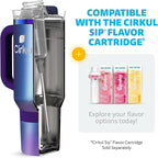 Cirkul 40oz. Chameleon Stainless Steel Tumbler with Handle, All-Day StrawSip, Double-Wall Insulated