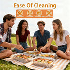 Aluminum Foil Pans 9x13 - Disposable Half Size Deep Steam Table Tin Foil Pans for Oven Baking Cake, Roasting Turkey, Food Prepping, Storing, Freezing, Chafing (30 Pack)