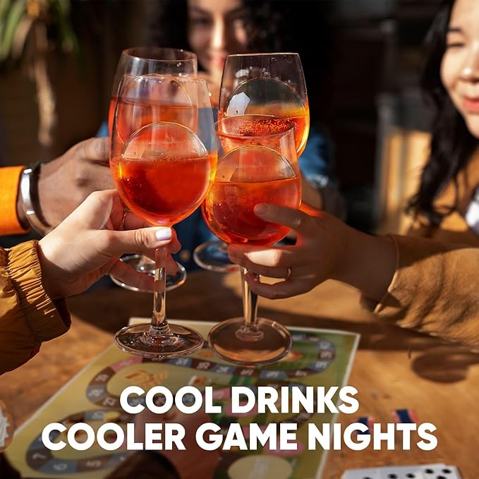 Berlinzo Premium Clear Ice Ball Maker Mold - 2 Large 2.4" Crystal Clear Ice Balls for Whiskey, Cocktails & Bourbon, Easy-to-Remove Ice Sphere Mold - Storage Bag Included (Non-Electric)