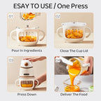 Baby Food Processor &Food Maker, A blender for vegetable fruit meat and rice paste a baby feeding tool
