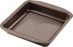 Circulon Nonstick Bakeware Nonstick Baking Pan / Nonstick Cake Pan, Square - 9 Inch, Brown, Chocolate