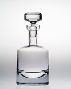 European-Made Decanter Gift Set | 1 Handmade European Lead-free Crystal Decanter with Stopper (30 Fl Oz) & 4 Crystal Whisky Glasses (11 FL Oz)