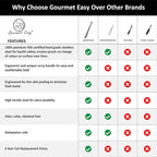 Vegetable Peeler, Premium Stainless Steel Potato Peeler, High Tensile Ultra Sharp Blade Fruit and Food Slicer, I Shaped with Ergonomic Non-Slip Handle, Dishwasher Safe with 5 Years Warranty