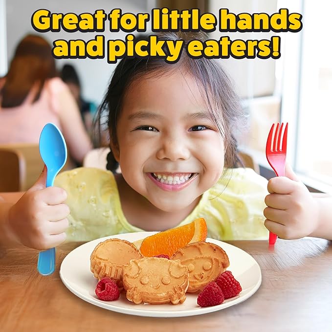 Sea Creature Mini Waffle Maker- Create 7 Different Ocean Animal Shapes in Minutes, Breakfast Fun Cool for Kids & Adults w/Novelty Aquatic Pancakes - Electric Non-Stick Waffler Iron, Holiday Gift