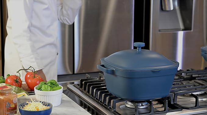 Servappetit Cast Alum 5qt Stockpot Navy