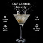 SAYSO Dirty Martini Cocktail Sticks | Craft Cocktail or Mocktail in 1 Min, Just Add Water + Spirits (0g Sugar, 0 Calories, Vegan, Gluten-Free, Kosher, Non-GMO), 8 Single-Serve Mixers