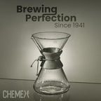 Chemex Pour-Over Glass Coffeemaker - Classic Series - 6-Cup - Exclusive Packaging