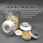 Infuser Smoker with 6 Chips- Drink Smoker Infuser Old Fashioned Smoker kit,Bourbon Cocktail Smoker kit Gifts for Men Whiskey Smoker kit Gifts for Dad