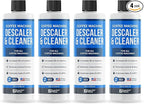 Essential Vales Descaling Solution (8 Uses) Coffee Machine Descaler Cleaner - Compatible with Breville Keurig Nespresso Delonghi - Liquid To Descale Coffee & Espresso Machines