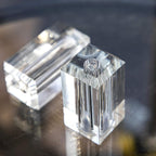 Set of 2 Refillable Seasoning Bottle Crystal Salt and Pepper Shakers Kitchen or Table Decor Salt Shaker Set