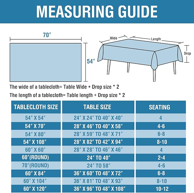 H.VERSAILTEX Linen Textured Table Cloths Round 60 Inch Premium Solid Tablecloth Spill-Proof Waterproof Table Cover for Dining Buffet Feature Extra Soft and Thick Fabric Wrinkle Free, Christmas Red