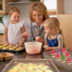 Baking Sheet Pans,2 Pack Nonstick Baking Pans Cookie Sheet Brownie Pan,Bread & Cake Pan, Toaster Oven Tray Bakeware, Small Non stick Baking Tray, Heavy-Duty Bread Loaf Pan (11x9x1.2 Inches)