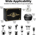 Gezen Electric Whiskey Smoker Kit with 6 Flavors Wood Chips, Rechargeable Cocktail Smoker Kit Built-in Lighter, Instant Smoke for Bourbon, Drinks and Food, Christmas Birthday Gifts for Men Dad Husband