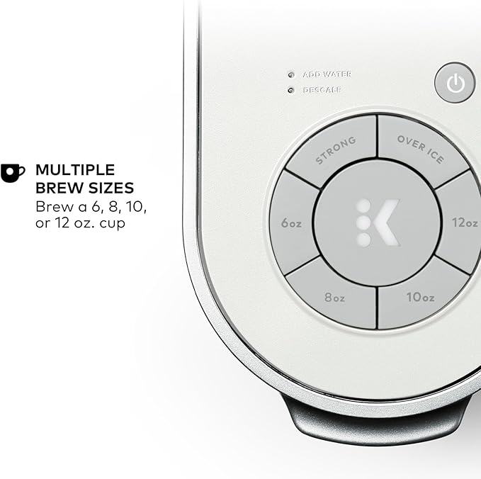 Keurig K-Supreme Single Serve K-Cup Pod Coffee Maker, MultiStream Technology, 4 Brew Sizes, 66oz Dual-Position Removable Reservoir, White