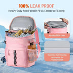 Cooler Backpack, Lightweight and Large Capacity Soft Backpack Cooler, Leak Proof Cooler Bag for Men Women