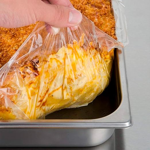 APQ Pack of 500 Steam Table Pan Liners 18" x 14" for 1/3 and 1/4 Size Pans. Polyethylene Liners by APQ Supply