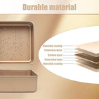 Brownie Pan, 2 Pack Square Baking Pan Square Cake Pan Non Stick Baking Pans, Small Baking Pans Deep Baking Pan For Toaster Oven, Bakeware For Cakes, Cookies & Breads (8 Inches)