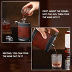 Rtteri 30 Set 8 oz Leather Hip Flasks for Liquor for Men Leak Proof Stainless Steel Drinking Flasks with Funnel Soft Wrap Whiskey Vessels for Wedding Bridesmaid Christmas Gifts (Brown)