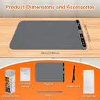 Food Warming Mat, 9 Temperature Modes & Upgraded Electric Heating Wire Full Surface Heating, Portable Warming Mat for Food, 6-Hours Auto Shut-Off Food Warming Mat for Buffet, Parties