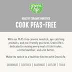 GreenLife 3.5QT Slow Cooker, Non-Toxic PFAS-Free Ceramic Nonstick Removable Interior Bowl, Programmable, Keep Warm, Stovetop & Oven Safe, Dishwasher Safe Parts, Glass Lid, White
