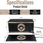 Cozy Bread® Proofing Mat & Thermal Insulation Box Bundle (10" x 21") | The Best Bread Proofer | Proof Dough, Grow Sourdough Starter, Ferment Yogurt