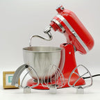 Spiral Dough Hook Replacement for KitchenAid 3.5 Qt. Tilt-Head Stand Mixers/Polished 18/8 Stainless Steel Accessories/No coating/Dishwasher Safe/Compatible for KSM3311/3316/ Artisan Mini Series