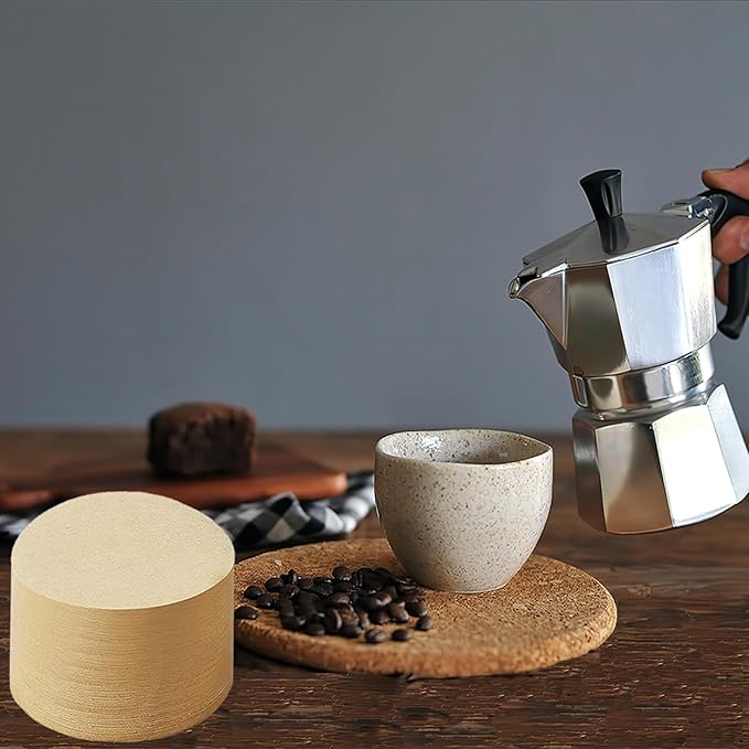 800 Count Espresso Coffee Filters, 51 mm Unbleached Round Coffee Paper Filter for Espresso Machine, Disposable Coffee Filter Compatible with Espresso Coffee Maker