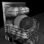 316L Stainless Steel 7QT Saute Pan Hexagon Nonstick Wok with Lid, Two Handle to Hold, PFOA Free, Dishwasher Oven Safe (12.5 inches,7QT)