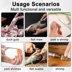 Crawfish Peeler, Crayfish Peeling Tool with Shrimp Peeler and Deveiner Tool, Includes 200PCS Disposable Gloves, Easy to Use