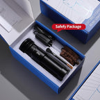 Espresso Grinder for Home Use - Stepless Adjustment Electric Burr Coffee Grinders, One-Touch Coffee Bean Grinder with 38mm 6-Star Conical Burr, Magnetic Dosing Cup and Air-Blowing