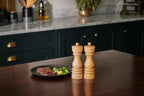 Cole & Mason London Refillable Spice Mill - Kitchen & Home Accessory - Table Black Pepper Grinder - Pepper Mill with Carbon Steel Mechanism - 7", Natural Beech
