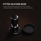 TIMEMORE 58mm Espresso Tamper - Stainless Steel & Aluminum Impact Tamper with Sound Feedback for Barista, Spring-Loaded Hand Tamper Tool Fits 58mm Portafilter (4 Springs Included)
