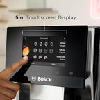 Bosch 800 Series Fully Automatic Espresso and Coffee Machine – 36 Drinks with Coffee World, Cold Brew, Double Cup, Integrated Milk Container, Smart Features, in Stainless Steel TQU60703