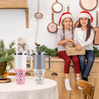 Christmas Boot for Stanley, Silicone Water Cup Bottom Protector Sleeve Accessories for Stanley Quencher H2.0 FlowState Tumbler 20oz/30oz/Stanley Adventure Quencher Tumbler 24oz (Cream)