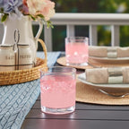 US Acrylic Classic Clear Plastic Reusable Drinking Glasses (Set of 6) 12oz Rocks Cups | BPA-Free Tumblers, Made in USA | Top-Rack Dishwasher Safe