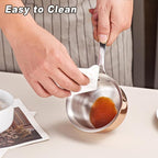 Mini Sauce Pan with Lid, Tri-Ply Stainless Steel Pot with Stay-Cool Handle & All Cooktop Compatibility (Gas, Ceramic, Electric) - Copper