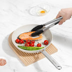 MsMk 8" and 10" Ceramic cookwaer set Non Stick Frying Pans, Nonstick Skillets Sets, PFOA Free Non-Toxic, Scratch-resistant, Oven-Safe, Induction Compatible with All Cooktops