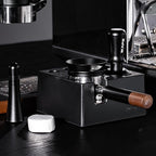 IKAPE 53.3mm Espresso Tamper, Spring-loaded Calibrated Tamper with Titanium Ripple Plating Base, Compatible with 54mm Breville Espresso Bottomless Portafilter