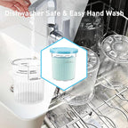 for Ninja Creami Deluxe Pints and Lids 4 Pack,24OZ Creami Deluxe Pint Containers Family Creami Deluxe Pint Containers for Ninja Creamy Deluxe NC501 NC500 Series (Dishwasher Safe Reusable Leak Proof)