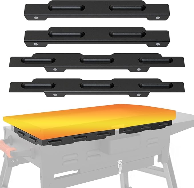 Upgradad Wind Guard for Blackstone 28 Inch Griddle,Blackstone Griddle Accessories Magnetic Stainless Steel for Grill,Wind Screen Protect Flame,Saving Propane,Compatible with Hood,Black