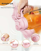 | 2 Pack | 64oz Glass Pitcher with Lid and Spout, 2 Quart (1.9 Liter) Mason Jar Pitcher Wide Mouth, Airtight Water Jug for Juice, Sun Tea, Iced Coffee, Milk Storage, Pink & Green