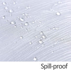 maxmill Jacquard Table Cloth Swirl Design Water Proof Wrinkle Free Heavy Weight Soft Tablecloth Decorative Fabric Table Cover for Outdoor and Indoor Use Square 70 x 70 Inch White