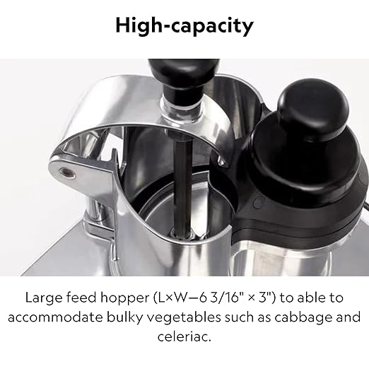 Robot Coupe CL50GOURMET Single-Speed Cutter Mixer Continuous Feed Commercial Food Processor with Side Discharge, 120v