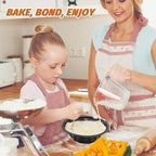 4 Inch Nonstick Mini Bundt Cake Pan Set, Carbon Steel Fluted Baking Molds for Cupcake, Muffin, Brownie, Pudding - Black (4 - Piece)