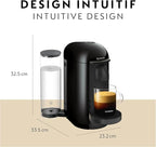 Nespresso Vertuo Plus Coffee and Espresso Maker by Breville, Ink Black